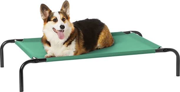 Cavalry Heavy Duty Steel-Framed Portable Elevated Pet Bed, Elevated Cooling Pet Cot S Pet Bed