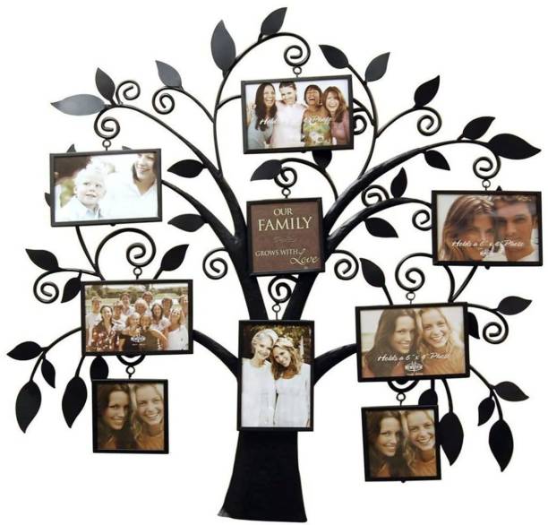 4Matic Tree Family Photoframe with Name collage best for giffting 4 inch personalised photoframe