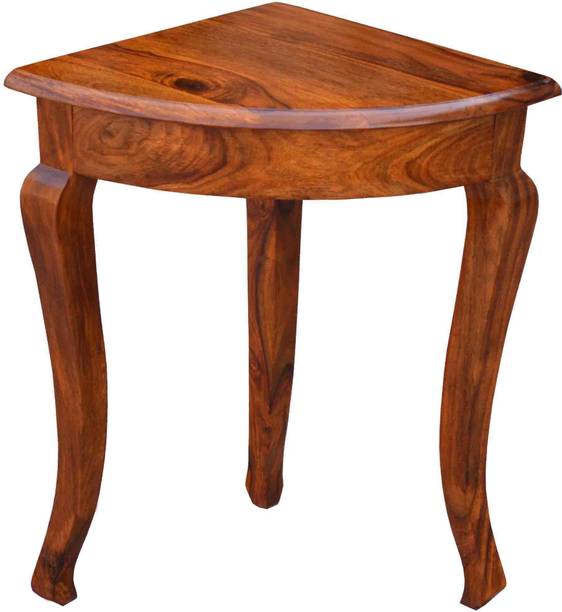 Raj Handicraft Raj Handicraft Solid Wood Corner Table Small Solid Wood Corner Table