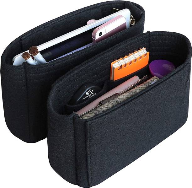 Advance Geotextile Women Felt Purse Organizer Insert for Handbag, Tote, Hobo Bag Pack of 2 Grocery Bags