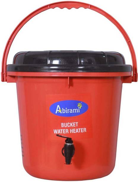 Abirami 20 L Instant Water Geyser (Instant Bucket Water Heater-SHOCKPROOF Power saving Low Electricity Bill, Red)