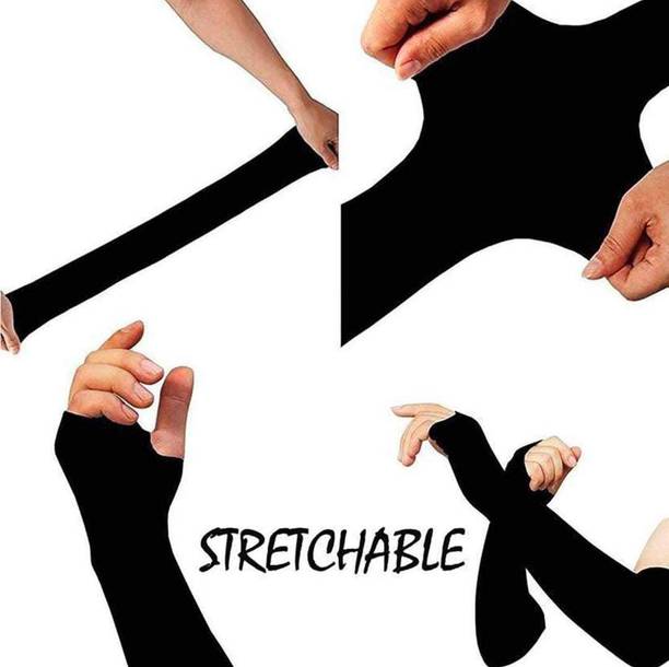 let's silim Nylon Arm Sleeve For Men & Women