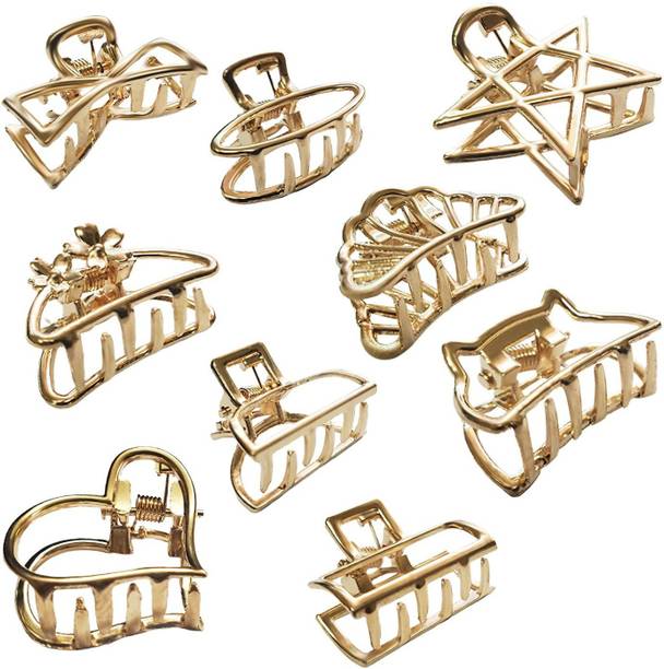 Myra Collection Small Hair Clips For Women 8 Pieces Hair Accessories For Women Hair Clip
