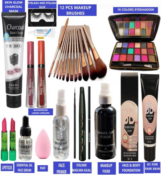 INWISH COMPLETE MAKEUP KIT SET WITH ALL PRODUCTS FOR FAIR SKIN TONE 01 FOUNDATION Z-05