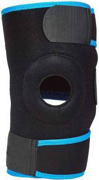 Leosportz Indian neoprene fabric Knee Cap Knee Support (Free Size, Black) Knee Support