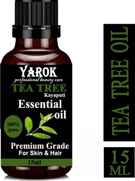 Yarok Naturals Tea Tree Oil for Skin, Hair and Acne care - Tea-Tree Essential Oil