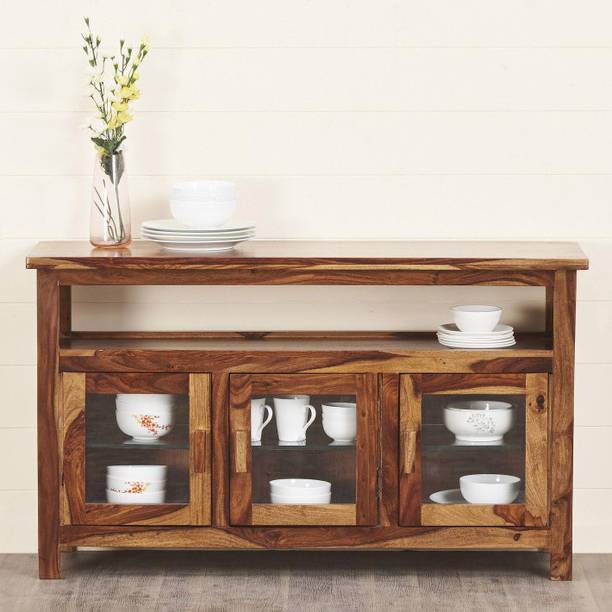 PIYUSH HANDICRAFT Beautiful Cabinet Drawer For Living Room Solid Wood Free Standing Cabinet