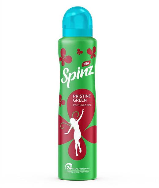 Spinz Deo Pristine Green 200ml Body Spray  -  For Men & Women