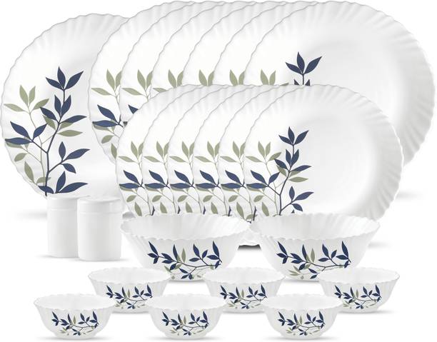 LAOPALA Pack of 23 Opalware Novo Collection Silken Charm Dinner Set