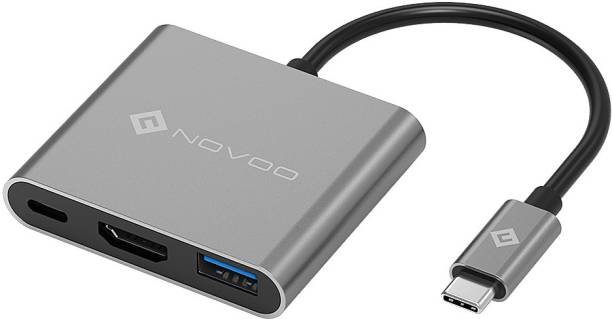 NOVOO 3 in1 USB C Hub with HDMI 4K Adapter,USB 3.0 Port...