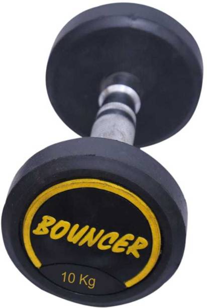 Windsor Era Bouncer 10Kg X 1 Pcs Premium Quality Rubber Dumbbell Fixed Weight Dumbbell