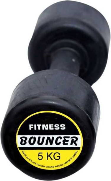 Sports Era 5Kg X 1Pcs Premium Quality Rubber Dumbbell Fixed Weight Dumbbell