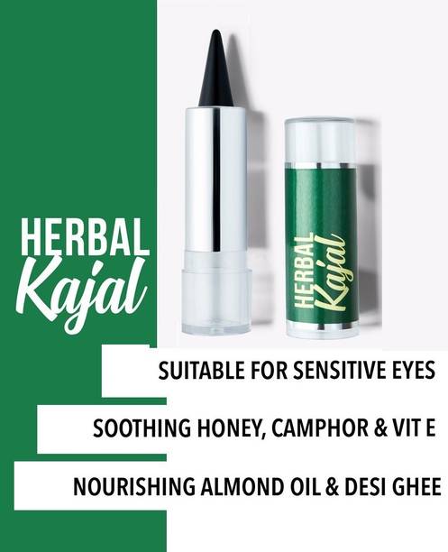 Herrlich Herbal Kajal Long-wear Gel Black Eyeliner Kajal Eye