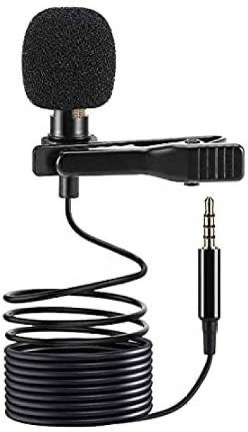 hybite Lapel Mic Mobile Collar Metal Mic Clip Microphone For , Voice Recording, PC, Laptop, Android Smartphones, DSLR Camera Microphone 3.5mm Clip Microphone For Youtube | Collar Mike for Voice Recording Microphone Microphone