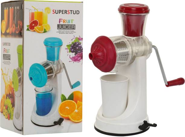 SUPERSTUD Plastic Hand Juicer Hand Juicer Fruit and Vegetables Juicer for all type of Shake, Smoothies