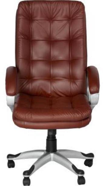 Guru Leather Office Adjustable Arm Chair