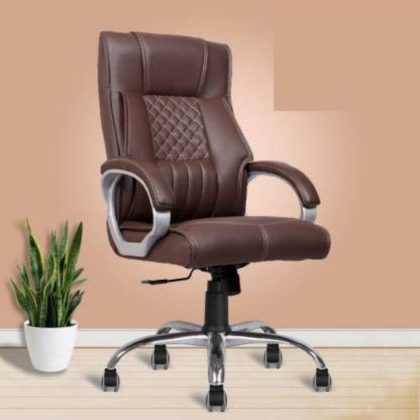 Guru Leather Office Adjustable Arm Chair