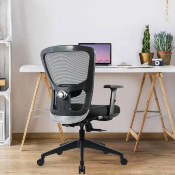 Guru Leather Office Adjustable Arm Chair