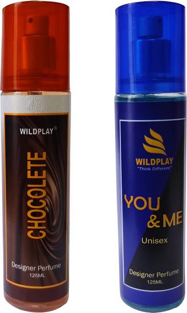 Wildplay chocolate 125ml perfume 1pc. and You & Me Perfume  -  250 ml