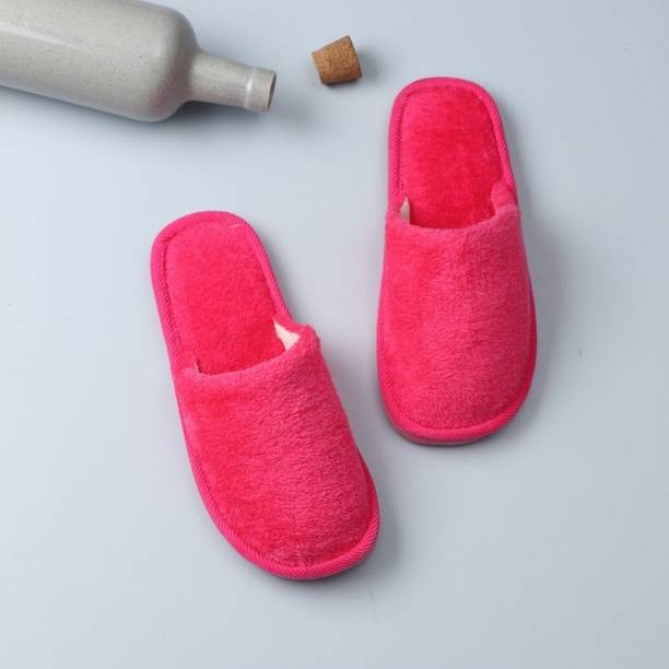Slippers For Women Flip Flops Hotel Spa Massage Chappal Bedroom Carpet Rose pink Slippers