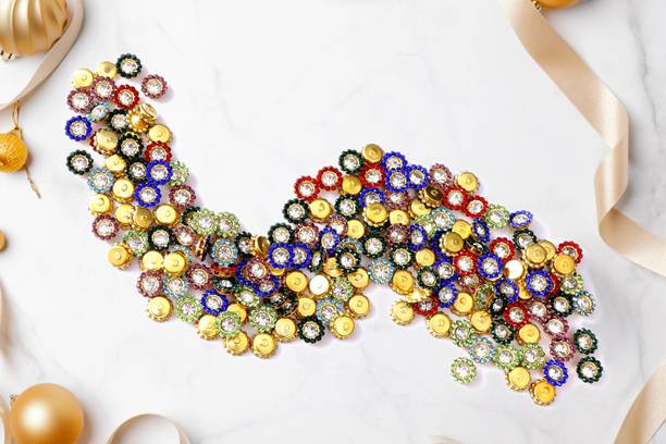 नवजही Zarkan Rhinestone Kundan Pastable Beads For Embroidery Work Size 10mm 50Pcs