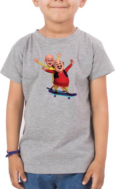 Fade Collection Boys Printed Pure Cotton Regular T Shirt