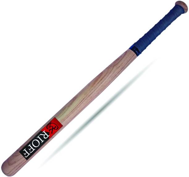 Rioff Wooden Baseball bat - Heavy Duty for Self Defence Willow Baseball  Bat
