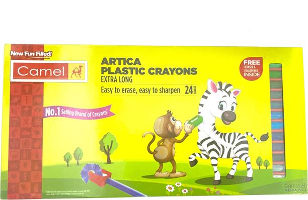 Camlin Crayons Arica 24 Shades for drawing