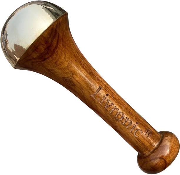 Livronic kansa wand face Foot Body Massager With Wooden Handle Benefits of Alloy Metal Massage Deep Relaxation (Bronze Size:4.5 Cm with 13 cm Handle ) Pack of 1 Natural Colour (Small) Pack of 1 kansa wand face Foot Body Massager With Wooden Handle Benefits of Alloy Metal Massage Deep Relaxation (Bronze Size:4.5 Cm with 13 cm Handle ) Pack of 1 Natural Colour (Small) Pack of 1 Massager