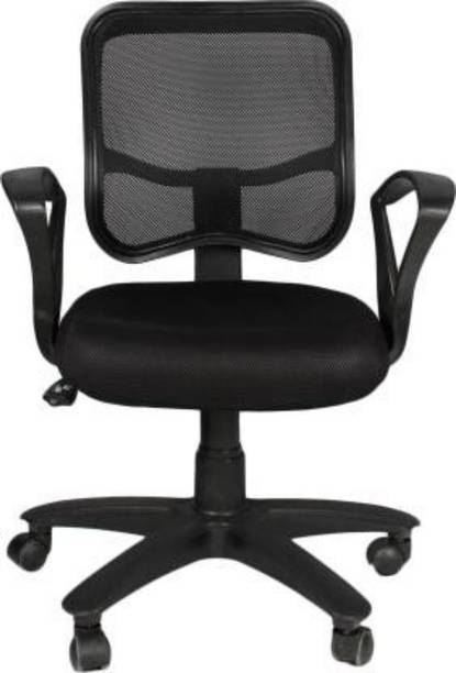 Guru Leather, Synthetic Fiber Office Adjustable Arm Chair