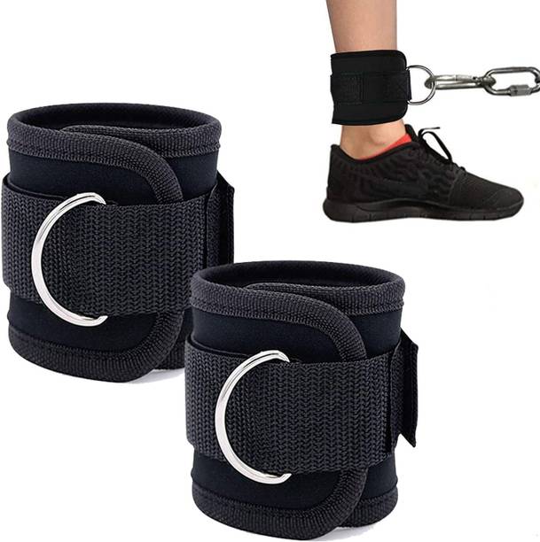GymWar Sport Ankle Straps Padded D-ring Ankle Cuffs for Gym Workouts Cable Machines Ankle Support