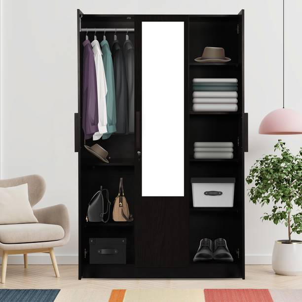 Trevi Engineered Wood 3 Door Wardrobe