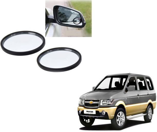 Autoinnovation 360° Convex Side Rear View Blind Spot Mirror for Chevrolet Tavera Glass Car Mirror Cover