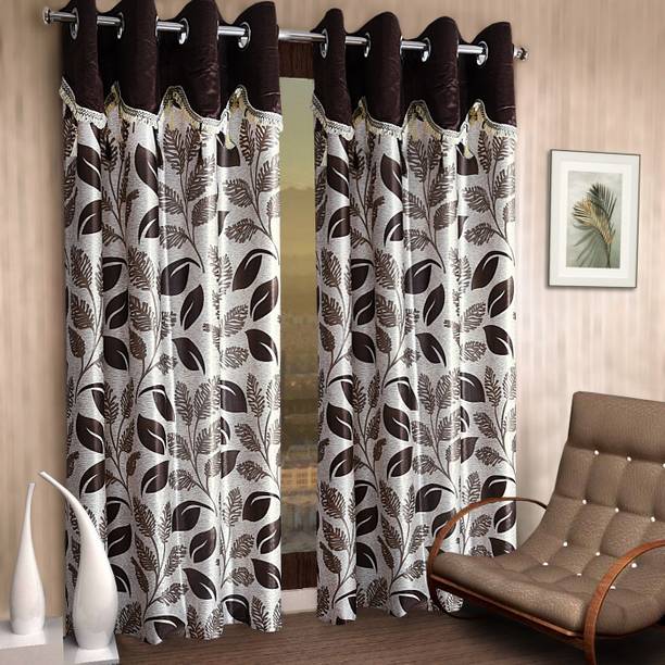 Cortina 270 cm (9 ft) Long Door Polyester Room Darkening Curtain (Pack Of 2)