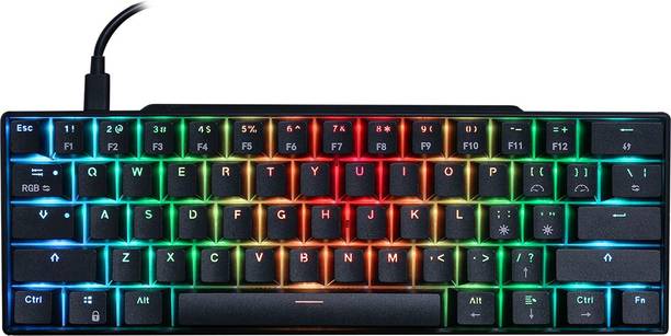 Cosmic Byte CB-GK-21 Themis Per Key RGB Mechanical Outemu Blue Wired USB Laptop-size Gaming Keyboard Compatible with Desktop, Laptop, Mac Easy to Use,Plug and Play,Quick, Comfy Durable body