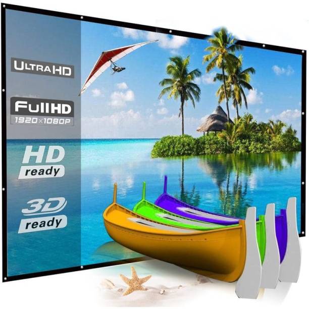 Vilro 120 inch 16:9 HD Projector Screen, Anti-Crease Fo...