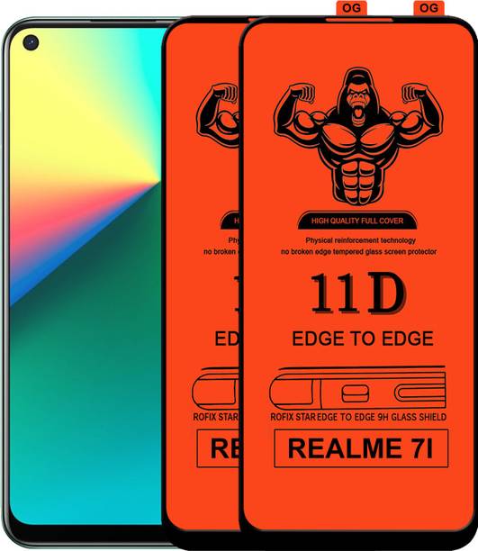 HQ Protection Edge To Edge Tempered Glass for REALME 7I