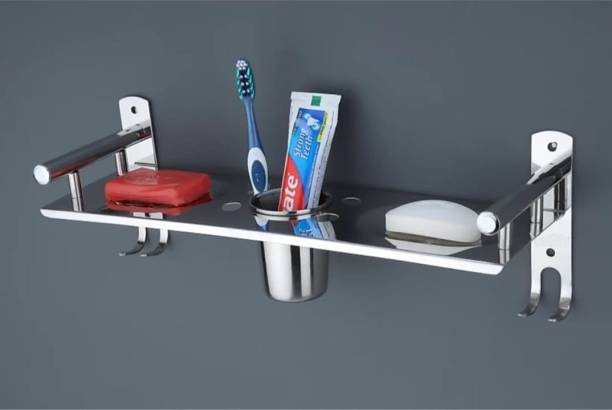 Well Set bathroom soap dish Tumbler Holder&Paste-Brush Stand stand multi purposes