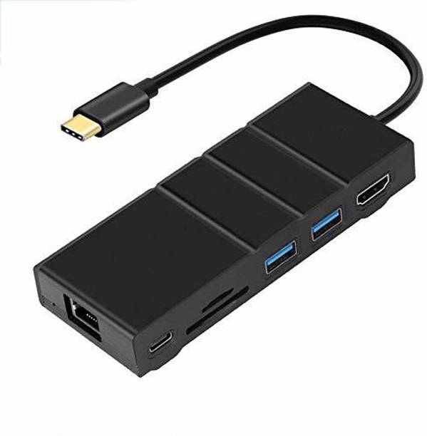 coolcold USB Type C Hub Multiports Adapter, 7 in 1 USB C to HDMI Multiports USB Type C Hub Multiports Adapter, 7 in 1 USB C to HDMI Multiports USB Hub