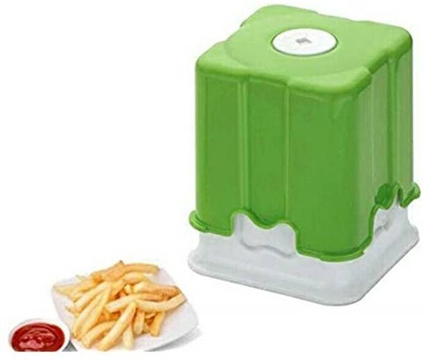 Gigev Plastic Potato Chipper With Blade French Fries Chips Maker Machine Potato Slicer