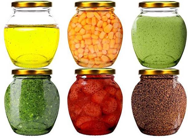 Adhunyk Glass Grocery Container  - 400 ml