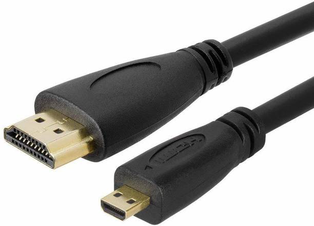 TERABYTE HDMI Cable 1 m Micro HDMI to HDMI Cable High Speed 4K Resolution 1080p (Cannot use with Mobile)