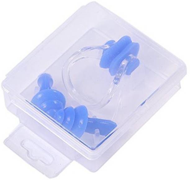 JRYU Silicon Swimming Ear Plug With Box AD44 Ear Plug & Nose Clip
