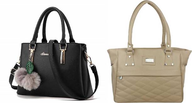 Women Multicolor Handbag  (Pack of: 2)