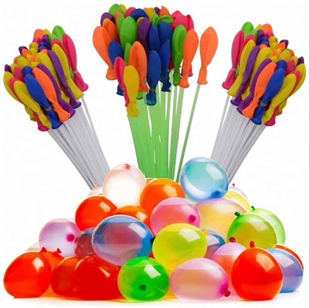 Adhvik Solid Automatic Fill and Tie Magic Water Balloons for Holi (111 Pcs) Balloon