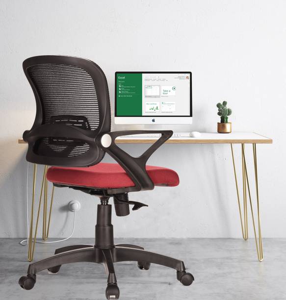 TEAL LOCA_MAR Fabric Office Arm Chair