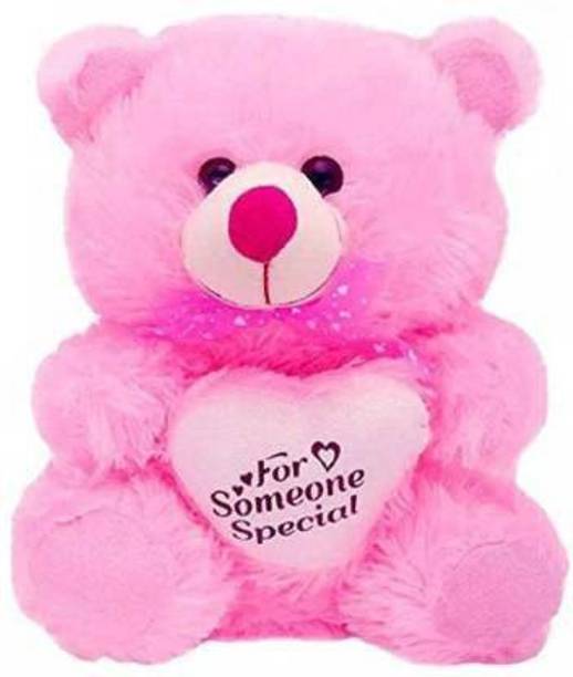 RBB HUB Soft toy for kidsSomeone Special Pink Teddy - 30 cm (Multicolor)  - 32 cm