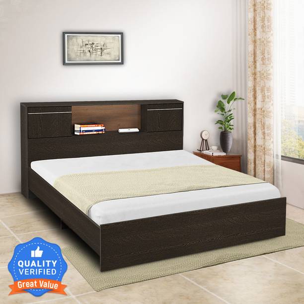 Delite Kom Crystal Engineered Wood Queen Bed
