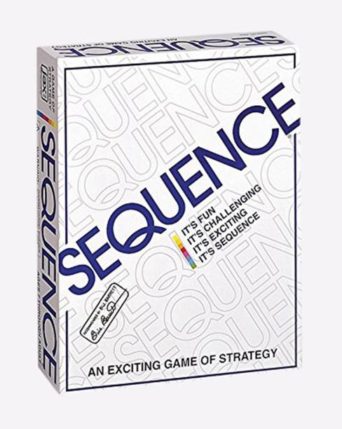 SEQUENCE Board Game An Exciting Game Of Strategy Challenging Card Game for Ages 7 & Above Strategy & War Games Board Game