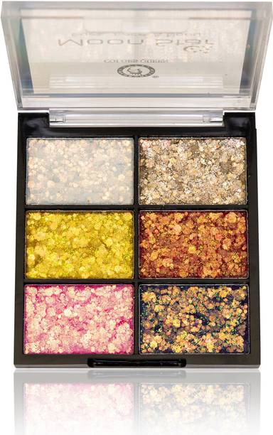 COLORS QUEEN Moon Star Eyes , Face & Body Glitter Eyeshadow Palette 15 g